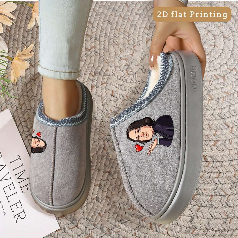 Cotton Slippers Color Coffee Brown Sizeuk 7