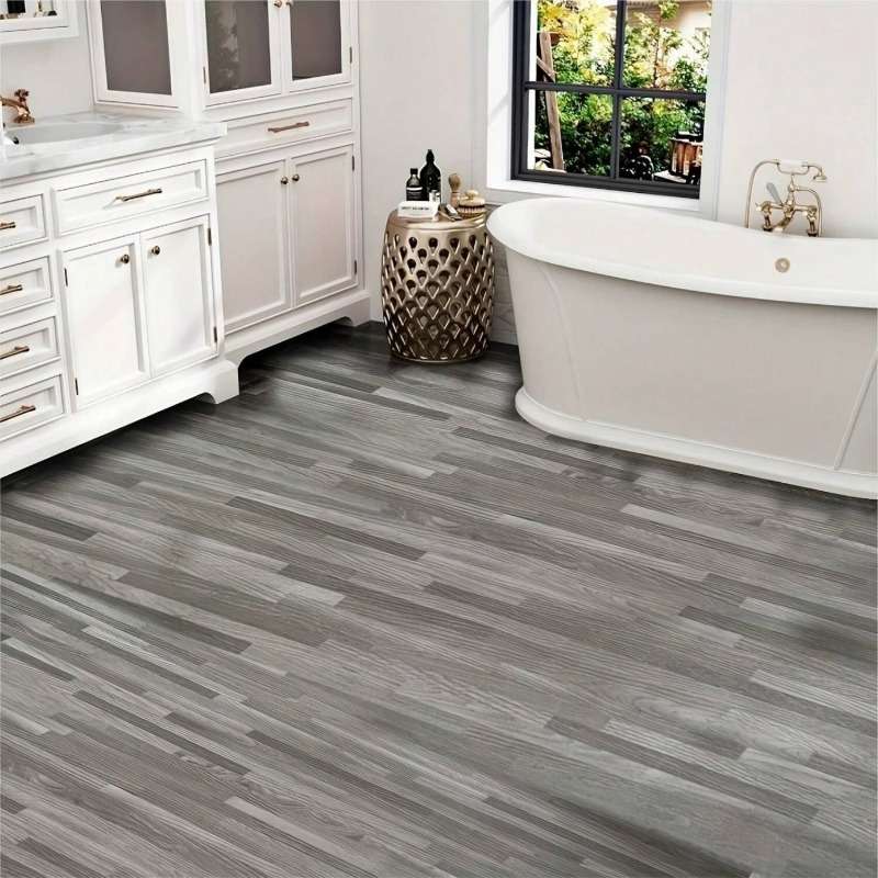 Self Adhesive Floor Stickers Parquet Walnut 40Cm*100Cm