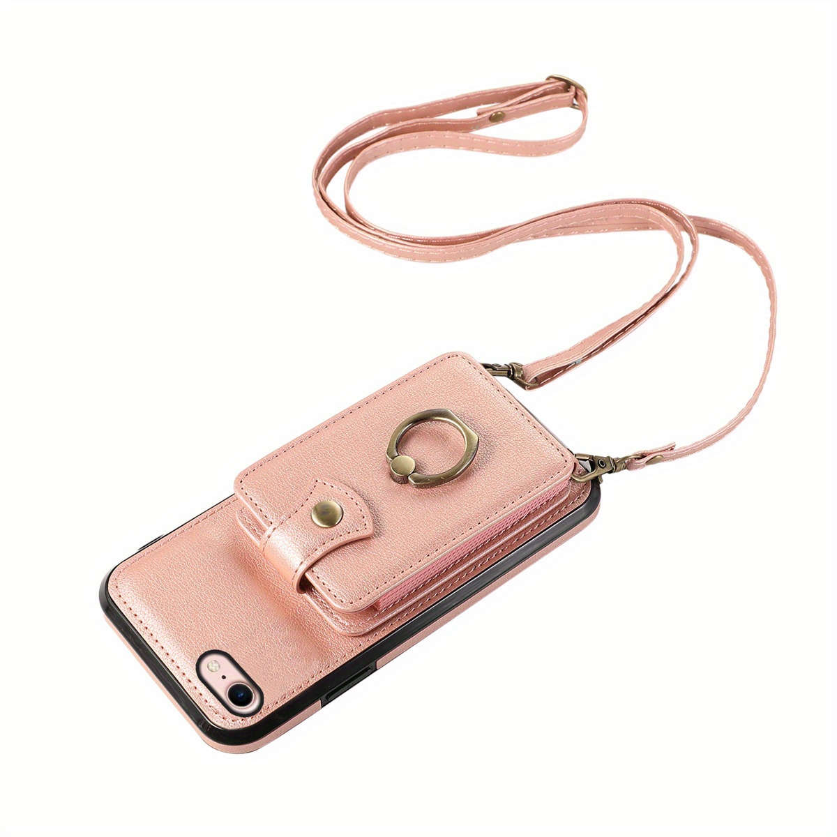 1Pc Beige For iPhone 16e Protective Case Wallet Phone Case
