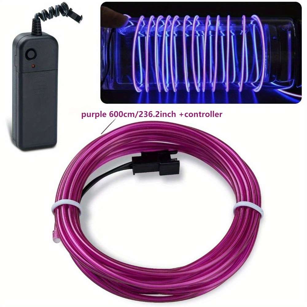 String Lights Color Purple Size5.99Meter