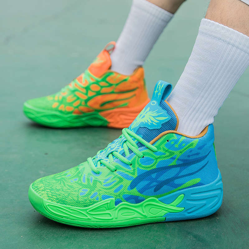 Basketball Shoes Color Mandarin Duckorange  Orchid Sizeuk 5