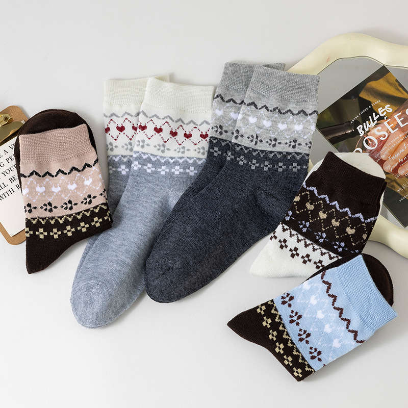Women S Socks Color Mixed Color 5 Pairs Size Onesize
