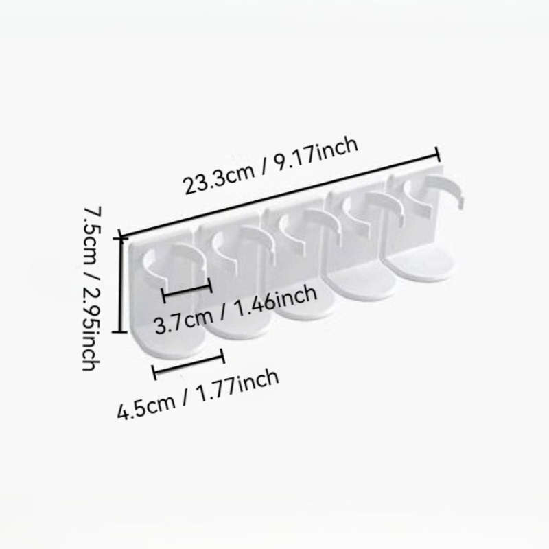 Bathroom Storage Rack Color White Pack Of 5
