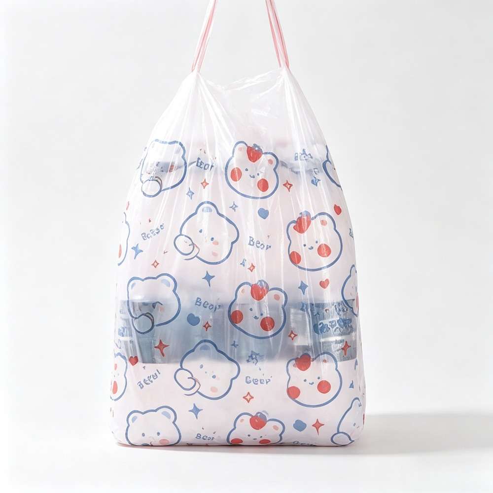 Trash Bagcute Bearsize3 Rolls75 Pieces