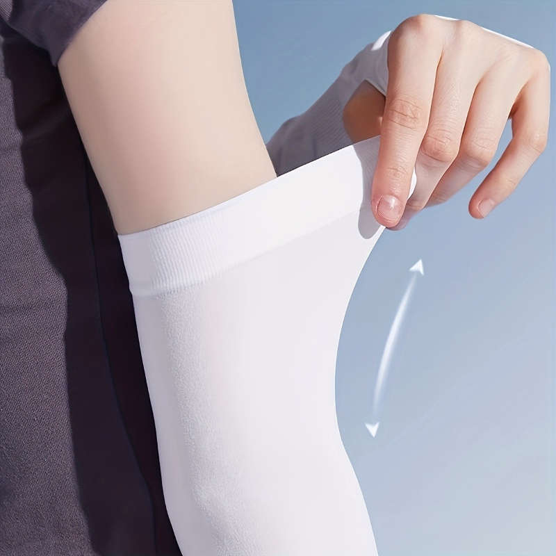 Sunscreen Sleeves Color 2Pcs Black Size One Size