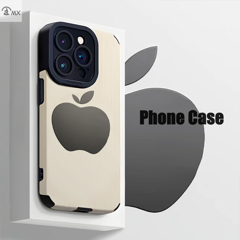 1Pc Mixed Color  For iPhone 7 Apple Logo Design Phone Case