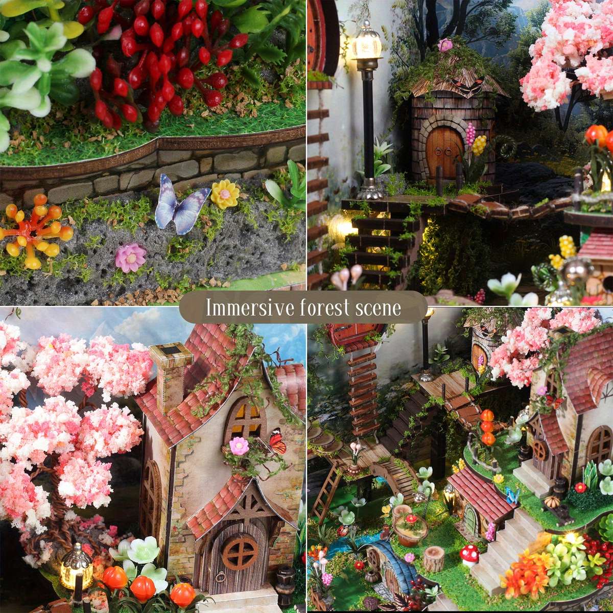 3D Model Desktop Ornaments Style Forest Secret Realm