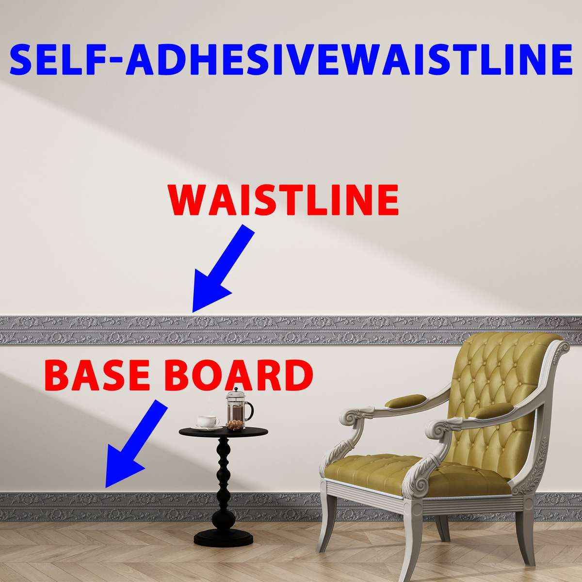 Skirting Board Yellow Quantity 9.5Cmx235Cm