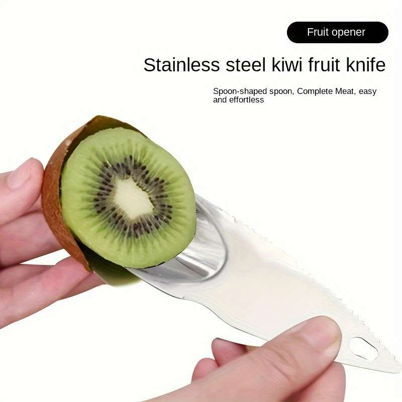 Fruit And Vegetable Knife Color Silvery Size3Pcs