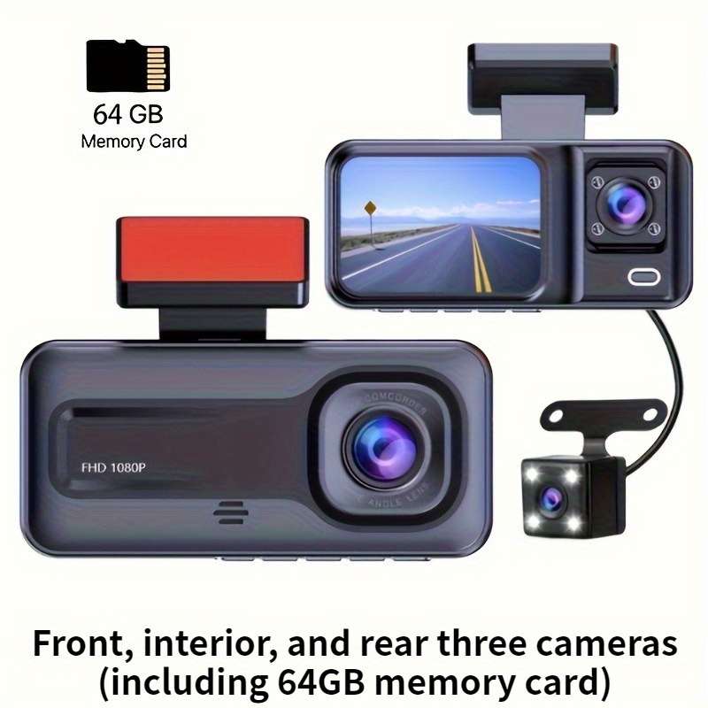 Dashcam Model 3 Front And Rear Internal Cameras  Without Memory Card