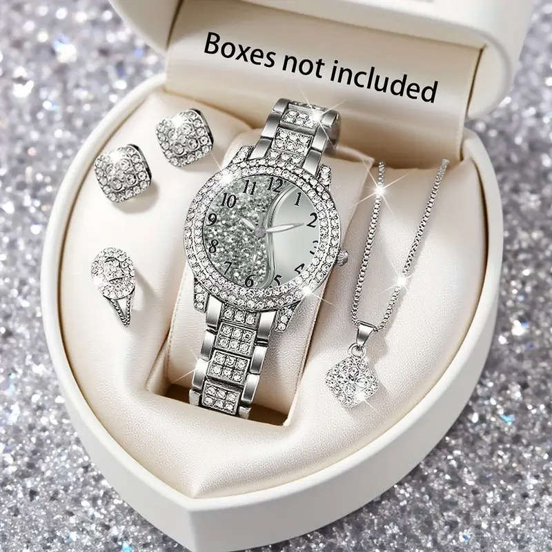 4Pcs Classic Mscxdk Pointer Quartz Watch Jewelry Celebrations Watch Jewelry
