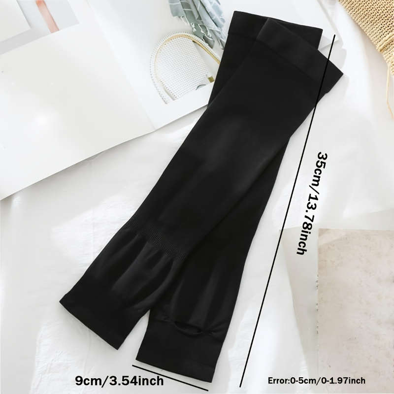Sunscreen Sleeves Color 2Pcs Black Size One Size