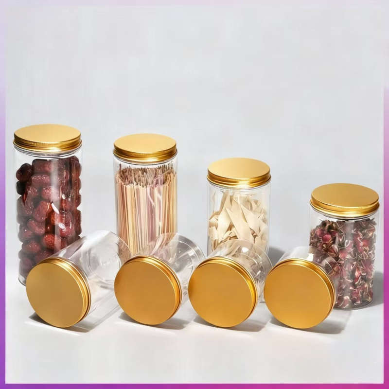 Sealed Jar Color Golden Screwon Cap2Pcs