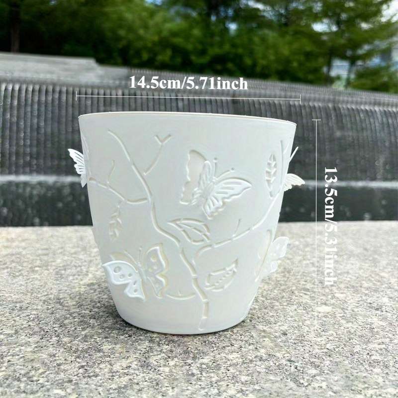 Flowerpot Color White Quantity3Pcs New