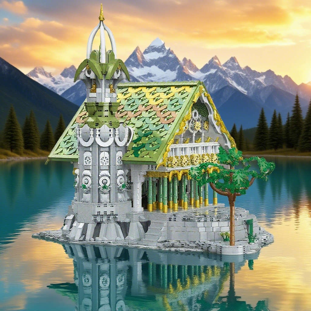 3D Building Model Puzzle Set Model Bk 33237