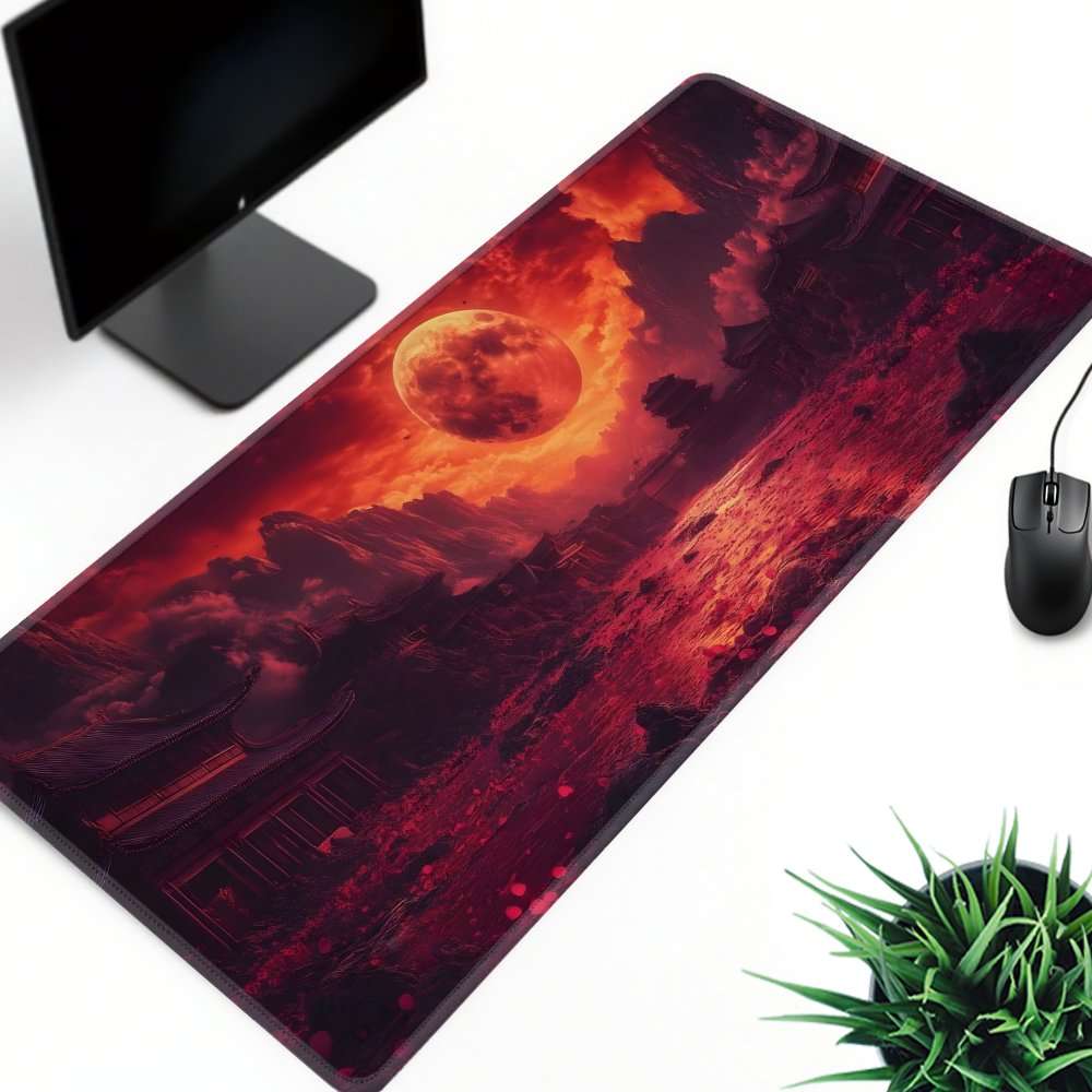 UltraSmooth Waterproof Large Gaming Mouse Compatible Laptop For Pro Gaming Red