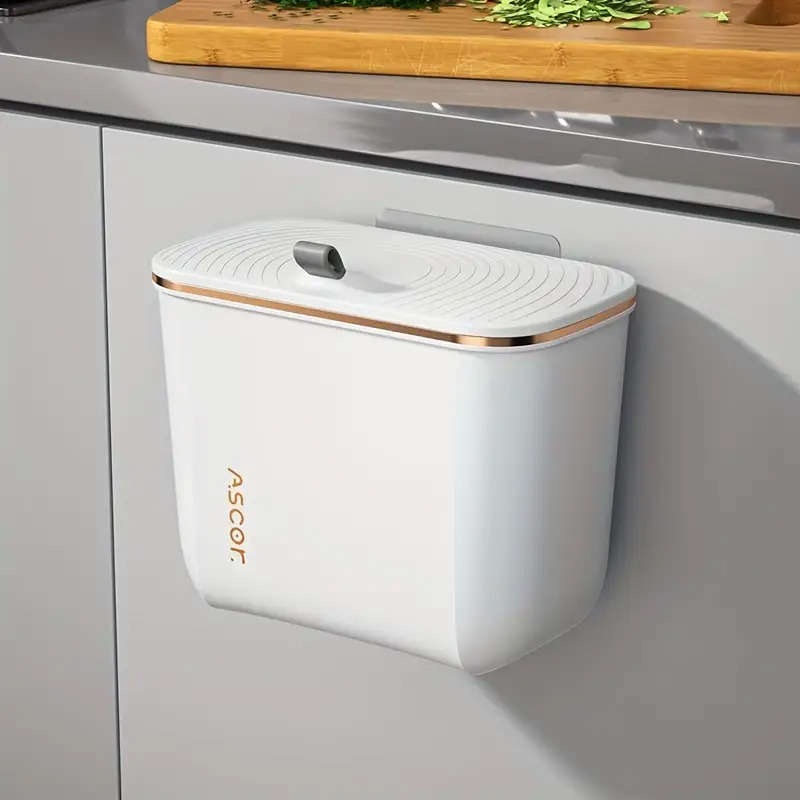 Garbage Can Color White