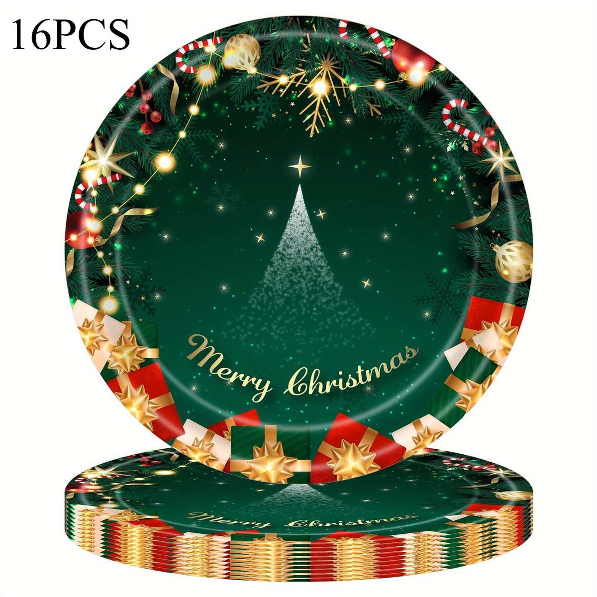 Christmas Tablecloth Style A Quantity 16Pcs