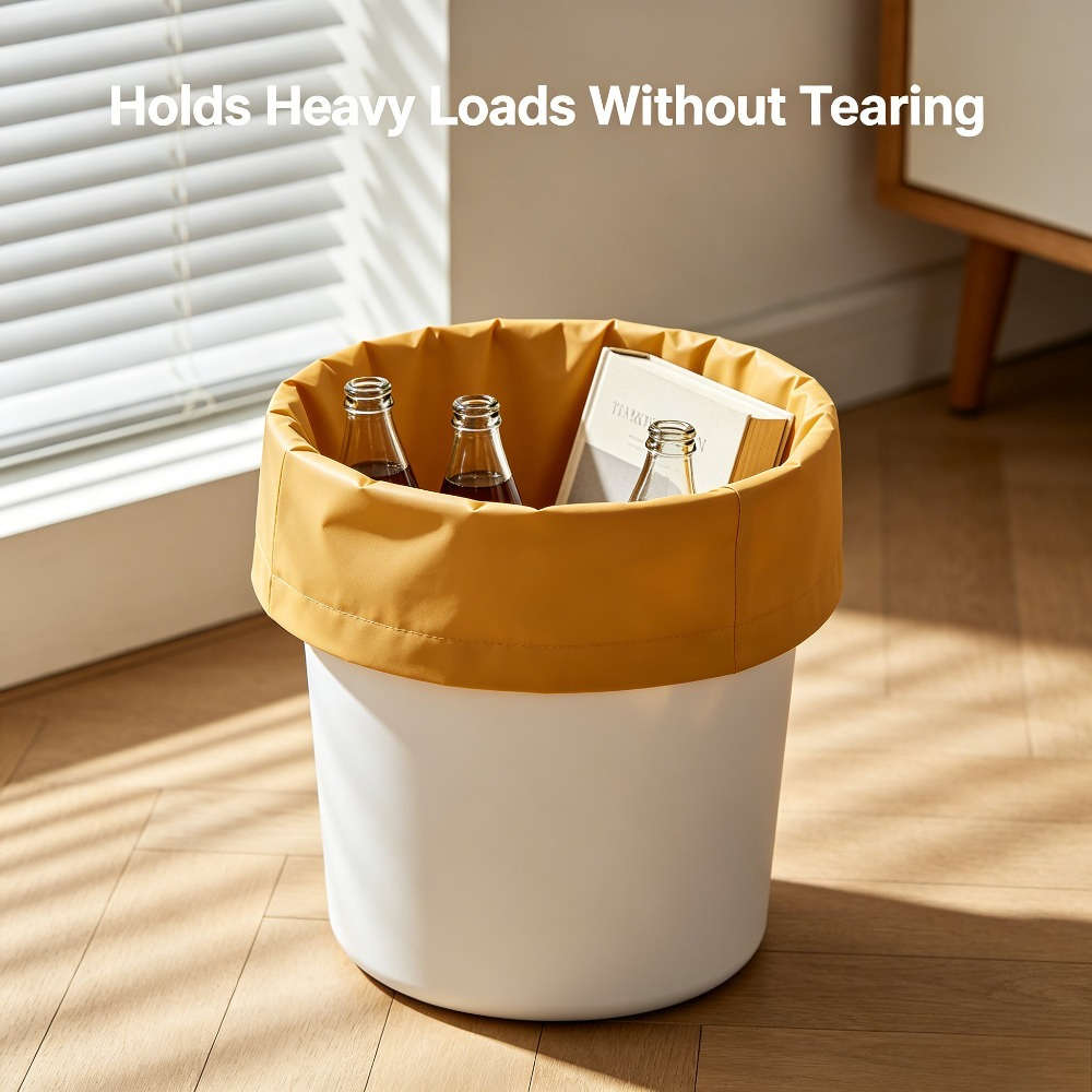 Trash Bag5 Rolls100 Pieces Yellow