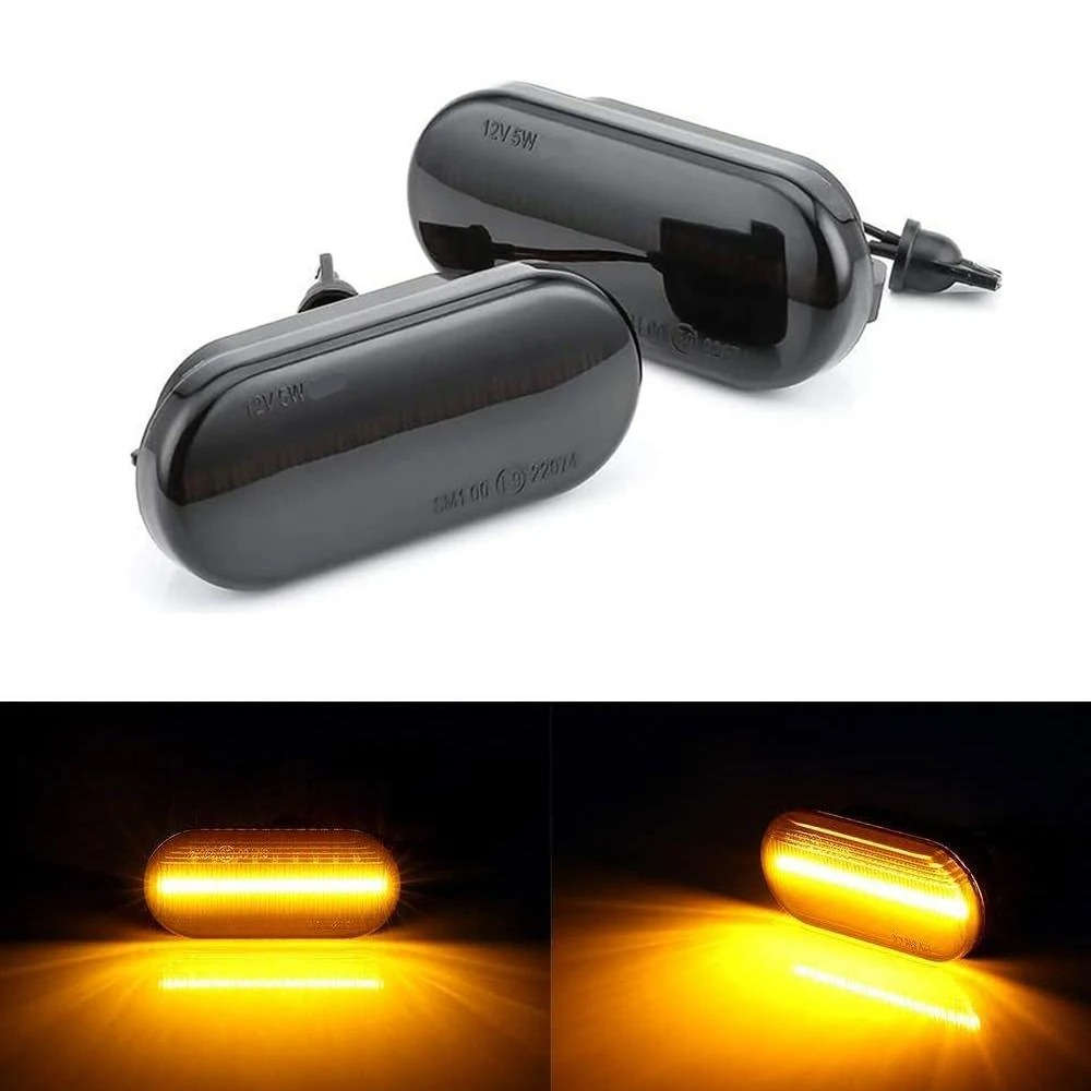 Car Lights Color 2Pcs Black Not Dynamic