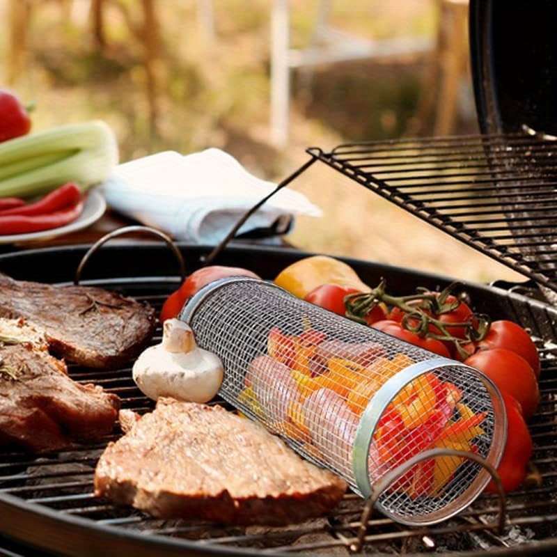 Grilling Net Model Large3Piece Set Cagehookoil Spray Bottle