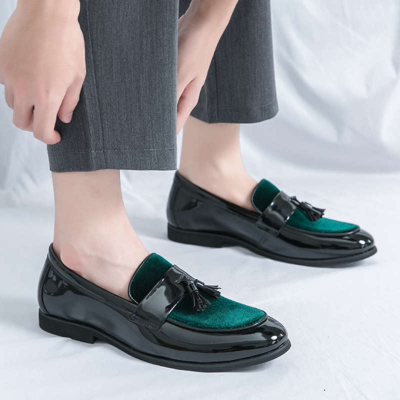 Mens Leather Shoes Color Black Sizeuk 5.5