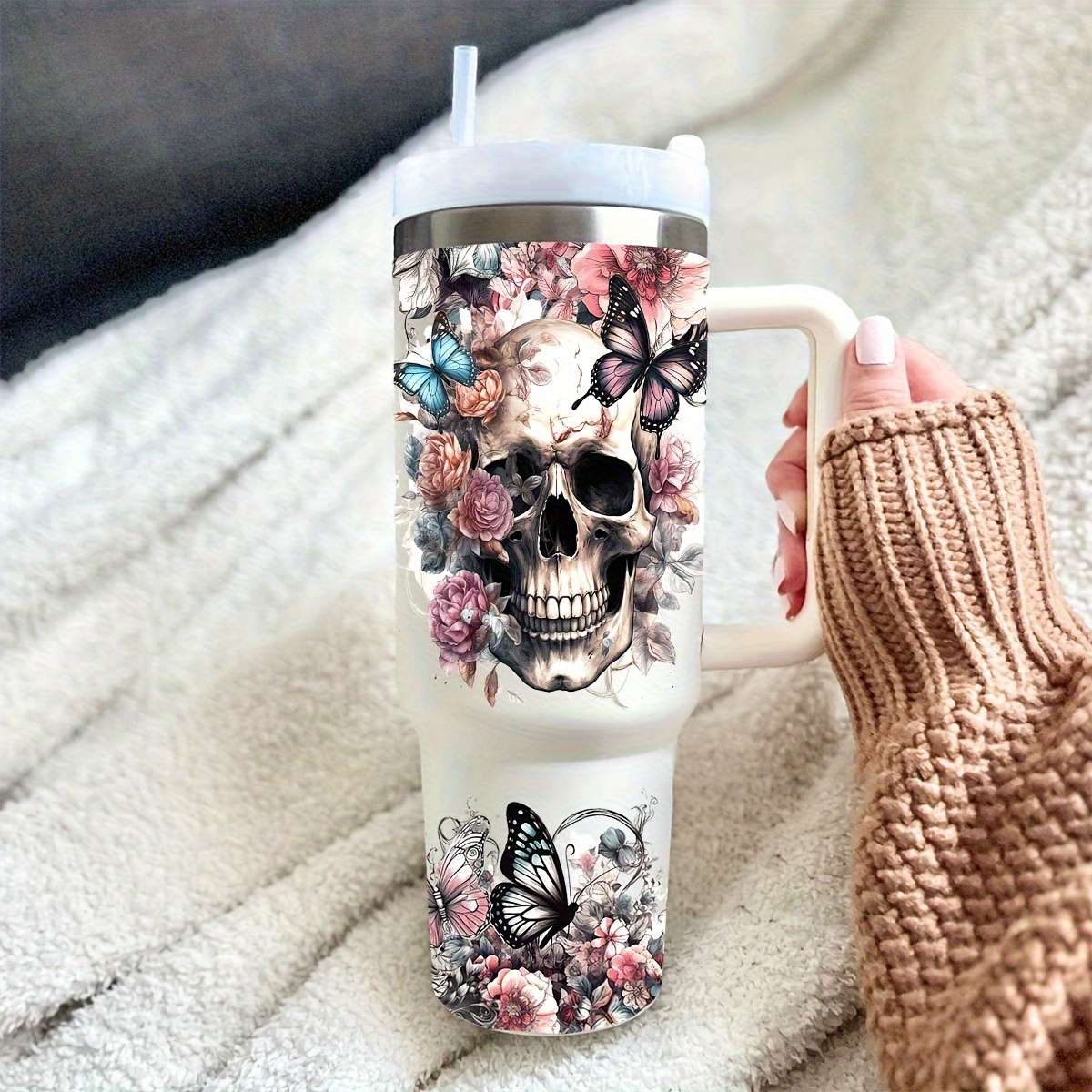 Water Cup Color Skull