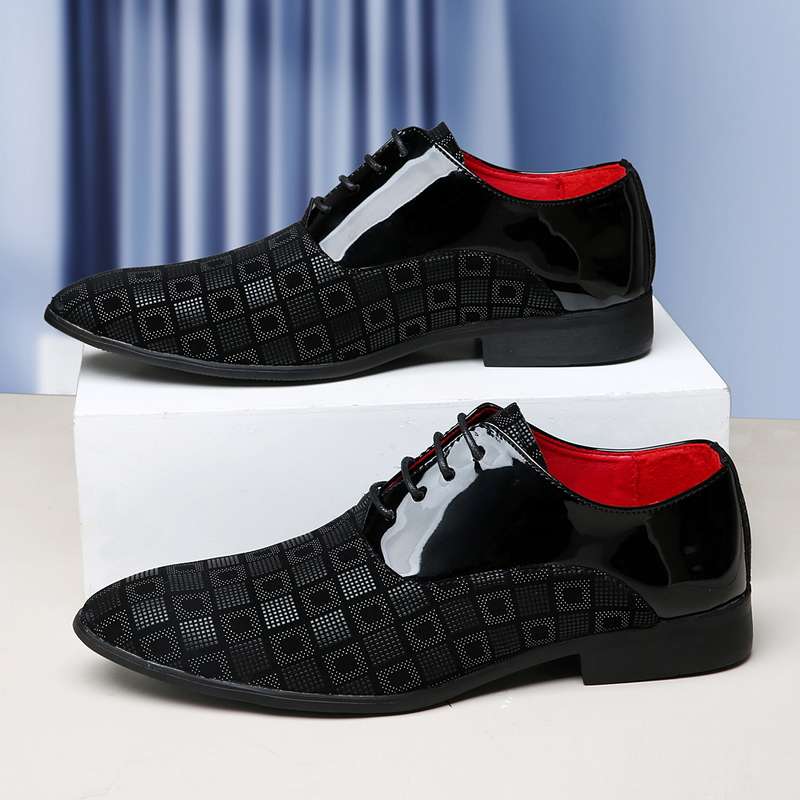 Mens Leather Shoes Color Red Sizeuk 8