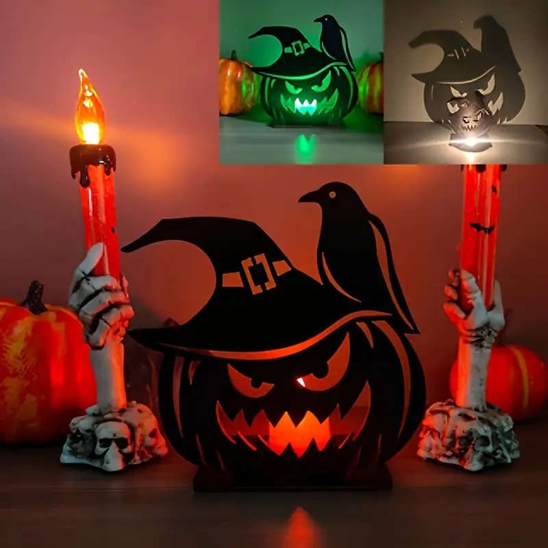 Halloween Decorations Color Pumpkin Head