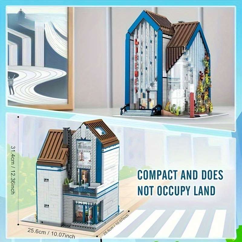 3D Building Model Puzzle Set Model Yx 16022