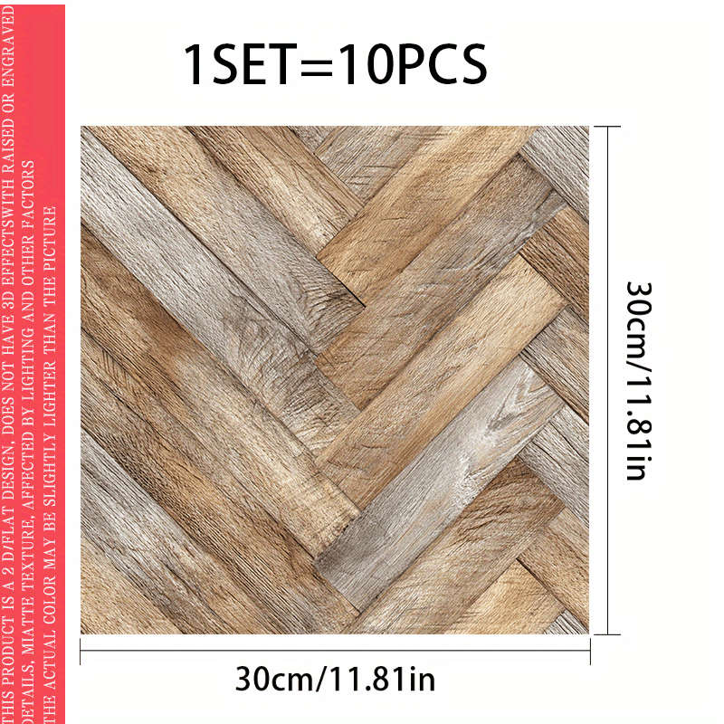 Self Adhesive Floor Stickers 11.81X11.81In30Cm
