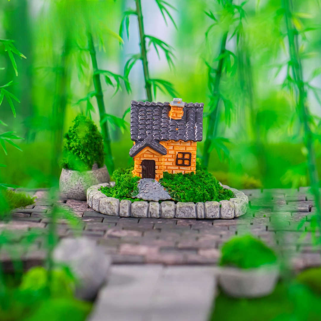 30Pcs Mini Model Garden Accessories Set