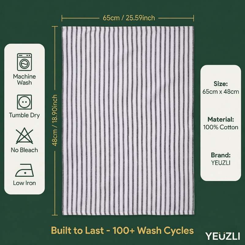 Rag Size 48.01*65.0Cm18.89*25.59*Inch Quantity 2Pcs