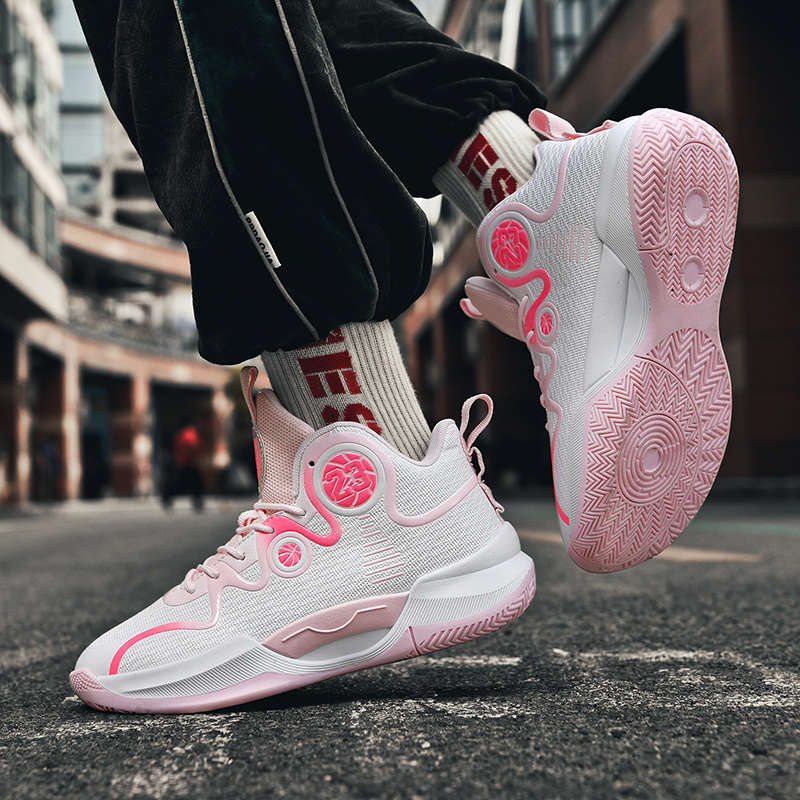 Sneakers White Pink Size Uk 7