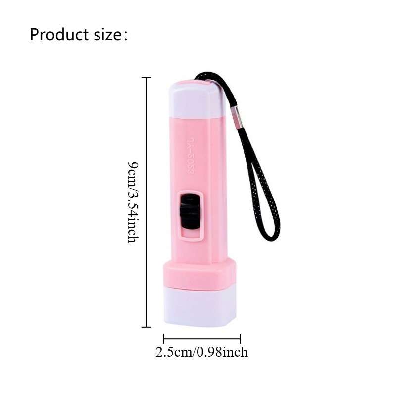 Durable 1Pc Macaron Flashlight Cute Portable Led Torch Professional Reliable