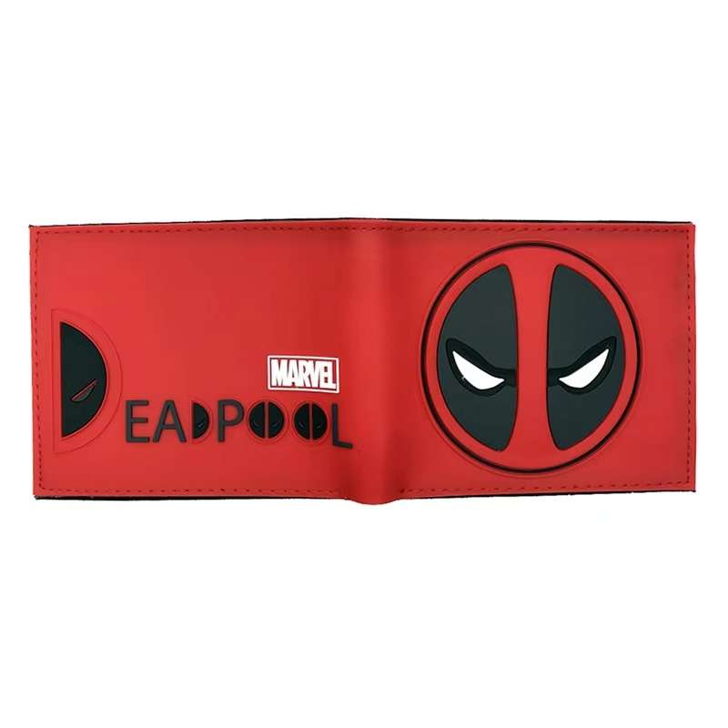 Deadpool Short Wallet Avengers Superhero Pu Coin Purse
