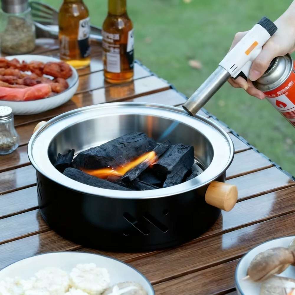 Barbecue Grill Color Glossy Black