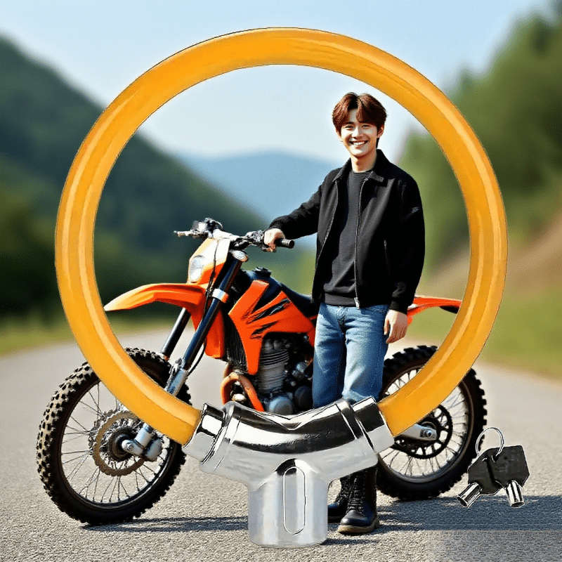 Car Lock Color Yellow Quantityring Lock  2 Keys