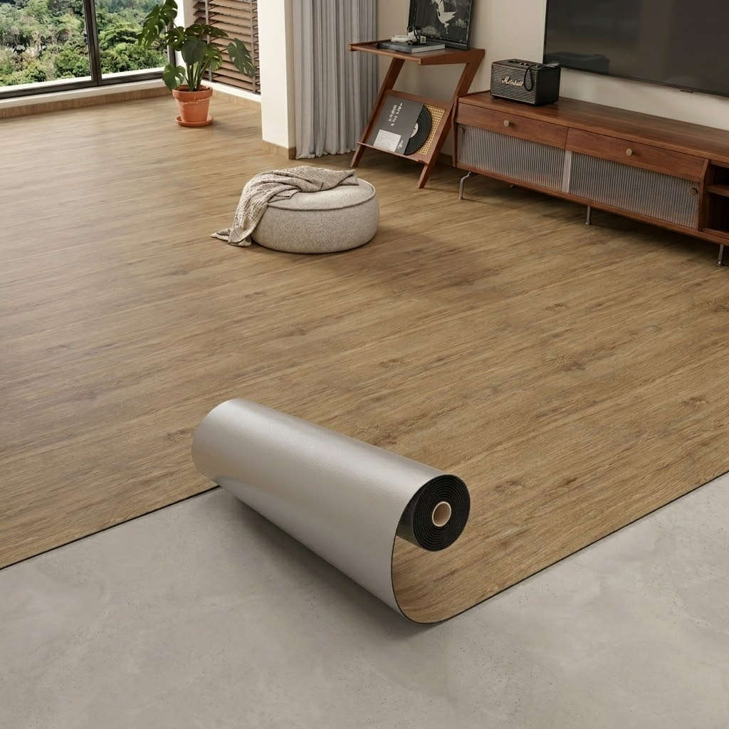 Self Adhesive Floor Stickers Classic Golden Oak