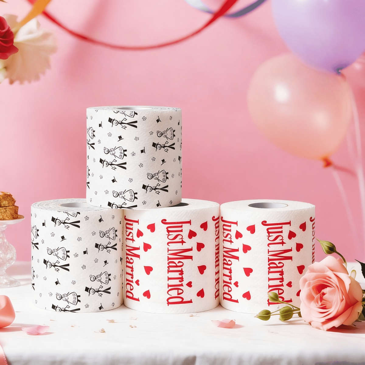 Toilet Paper Items 4Pcs Style 1