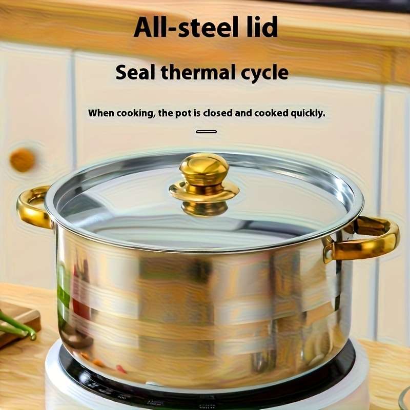 5-Piece Silver Cookware Set