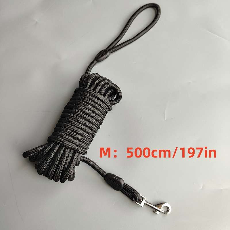 Dog Leash Color Black Size M