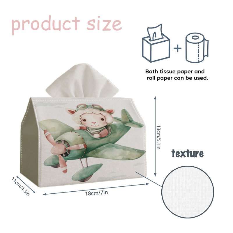 Car Tissue Box Size   11Cmx13Cmx18Cm is 4.3Inx5.1Inx7In