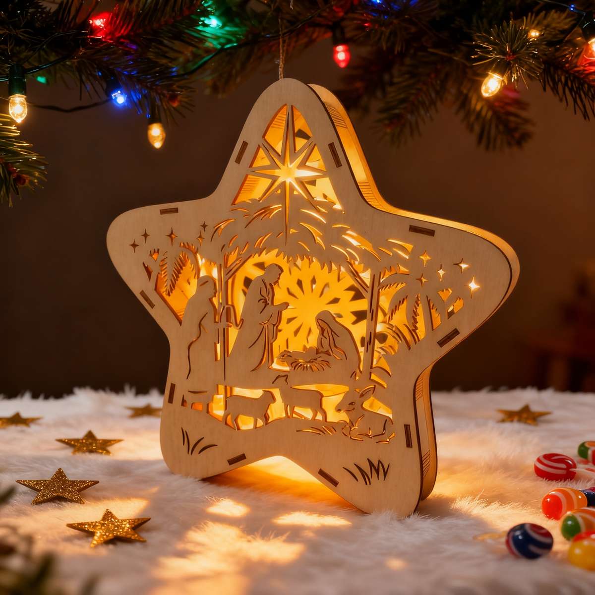 Christmas Decorations Model Nativity