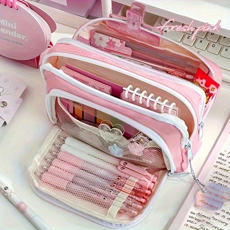 Storage Bag Color 3Pcs Ballpoint Pens