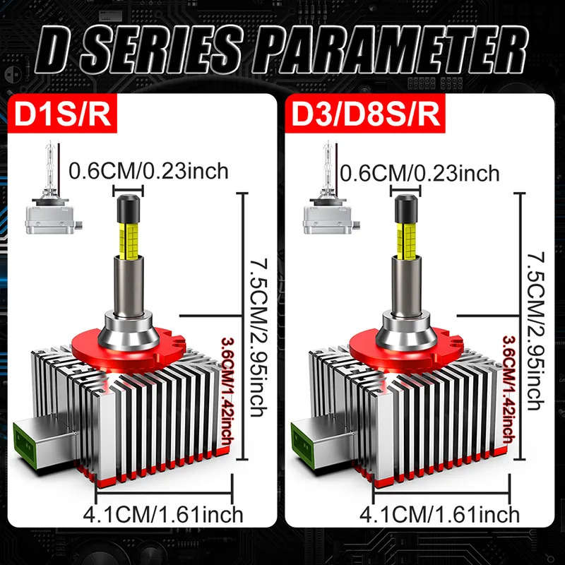 Car Lights Model D1S R Quantity 2Pcs