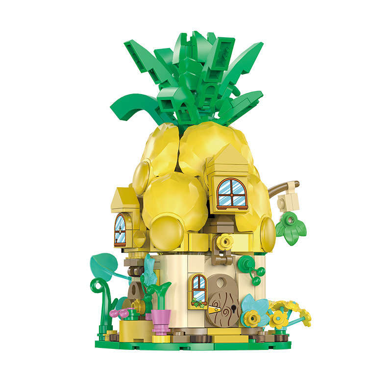 Building Toy Architectural Model Toy Set Color Baizi Garden