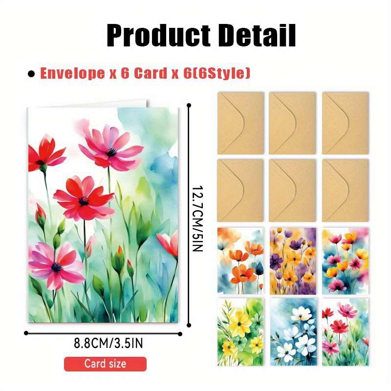 Greeting Cards Quantity 12 Pieces
