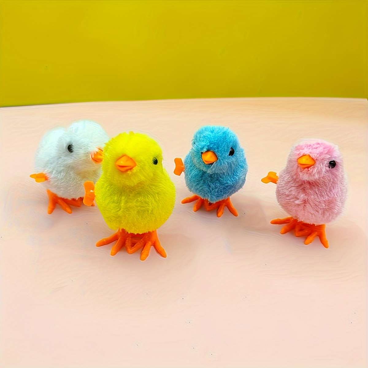 Plush Toyss Items 4 different colored chicks