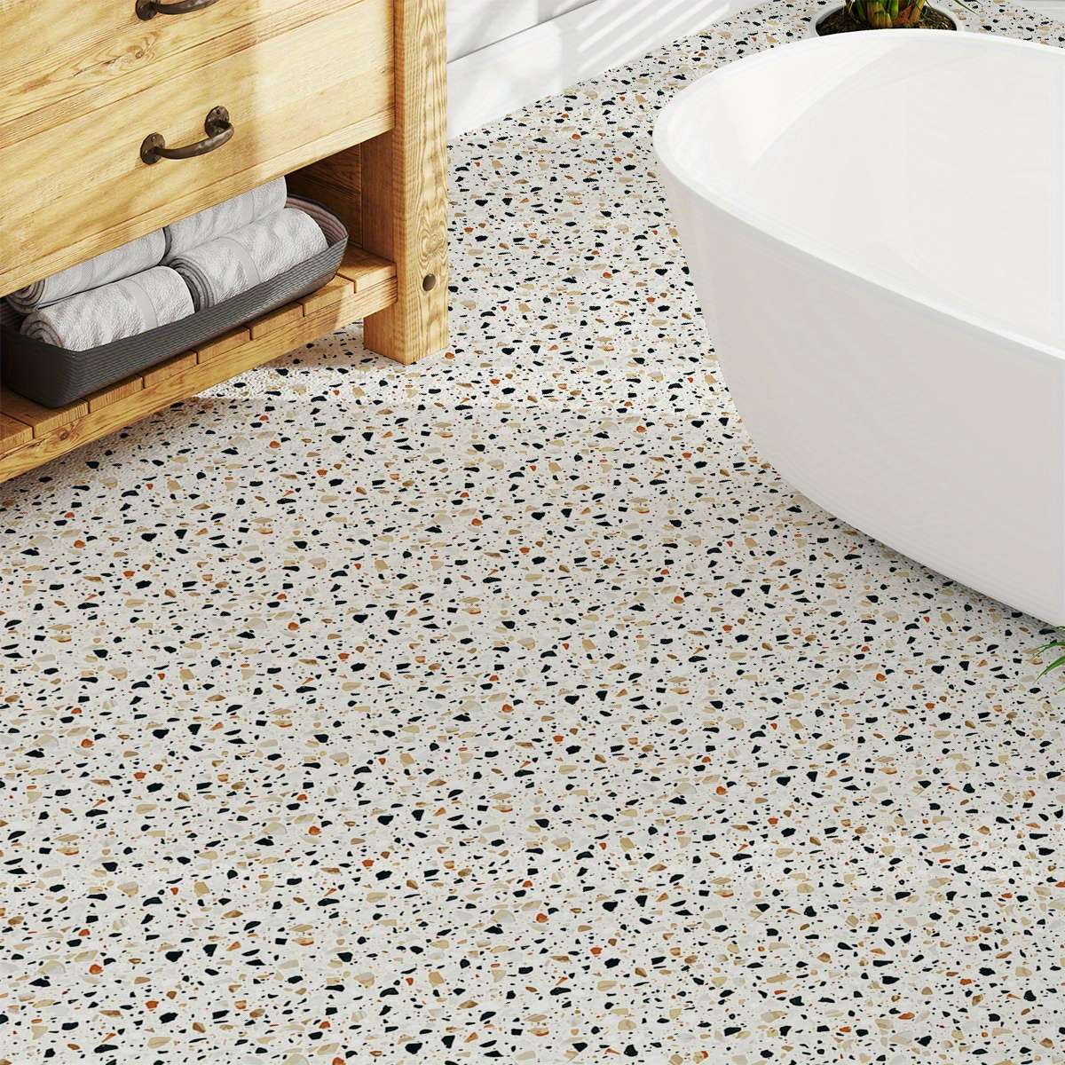 Floor Stickers Color Multicolor 1 Size 7.87Inchx7.87Inch Is 20Cmx20Cm